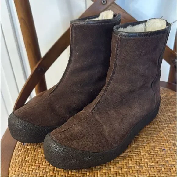 Shepherd Sweden brown genuine sheepskin boots size 6.5 - Picture 2 of 9